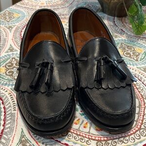 Allen Edmonds Lowery Hill Black Leather Tassel Loafers size 10B men’s